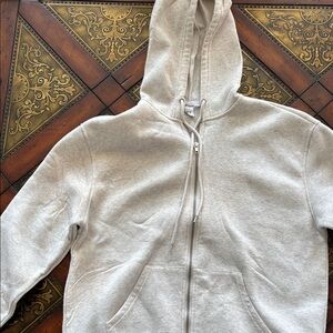Refuge Beige Zip-Up Hoodie